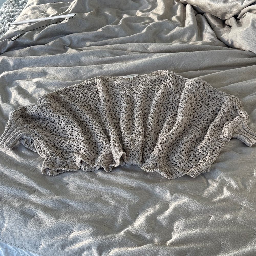 Jessica Simpson Beige Knit Shrug